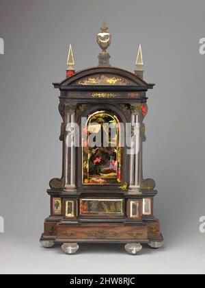 Art inspiré par l'autel de la Maison de Tabernacle avec l'adoration des bergers, l'adoration des Mages, et l'Annonciation., deuxième moitié 16th siècle (panneaux); ca. 1865–90 (cadre), bois doux plaqué ébène, doré argenté, cristal de roche, agate, Et verre peint à l'envers et doré., H. 16, œuvres classiques modernisées par Artotop avec une touche de modernité. Formes, couleur et valeur, impact visuel accrocheur sur l'art émotions par la liberté d'œuvres d'art d'une manière contemporaine. Un message intemporel qui cherche une nouvelle direction créative. Artistes qui se tournent vers le support numérique et créent le NFT Artotop Banque D'Images