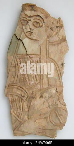 Art inspiré par fragment d'une plaque avec une femme debout, 4th siècle, fait en Égypte byzantine, copte, OS, total: 2 7/16 x 1 1/4 x 1/16 po. (6,2 x 3,1 x 0,1 cm), ivoires-OS, cire de couleur a rempli à l'origine les zones entre les zones sculptées en relief. Le soulagement serait alors, les œuvres classiques modernisées par Artotop avec un peu de modernité. Formes, couleur et valeur, impact visuel accrocheur sur l'art émotions par la liberté d'œuvres d'art d'une manière contemporaine. Un message intemporel qui cherche une nouvelle direction créative. Artistes qui se tournent vers le support numérique et créent le NFT Artotop Banque D'Images