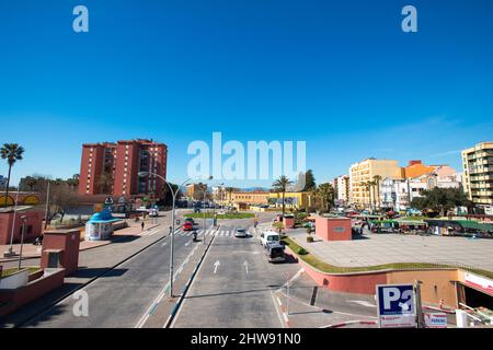 Vue panoramique sur la Línea de la Concepción Banque D'Images