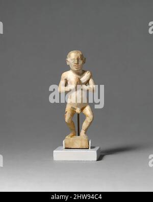 Art inspiré par la figurine d'un chef de danse pygmée, Royaume du milieu, dynastie 12, début-mi, ca. 1950–1885 av. J.-C., d'Égypte, région Memphite, Lisht Sud, mastaba à l'ouest de Senwosretankh, Pit 3, Burial of Hepy, devant le mur de blocage, 1933–34, Ivoire, H. 6,5 cm (2 9/16 po.); W. 2,9 cm (1 1, œuvres classiques modernisées par Artotop avec une touche de modernité. Formes, couleur et valeur, impact visuel accrocheur sur l'art émotions par la liberté d'œuvres d'art d'une manière contemporaine. Un message intemporel qui cherche une nouvelle direction créative. Artistes qui se tournent vers le support numérique et créent le NFT Artotop Banque D'Images