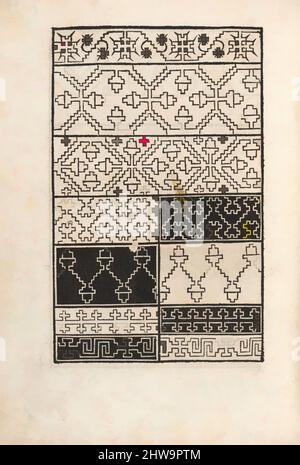 Art inspiré par les dessins et les imprimés, Livres imprimés ornement et architecture, Eyn nouveau kunstlichboich, page 6V, concepteur, éditeur, Bordure en bois, œuvres classiques modernisées par Artotop avec une touche de modernité. Formes, couleur et valeur, impact visuel accrocheur sur l'art émotions par la liberté d'œuvres d'art d'une manière contemporaine. Un message intemporel qui cherche une nouvelle direction créative. Artistes qui se tournent vers le support numérique et créent le NFT Artotop Banque D'Images