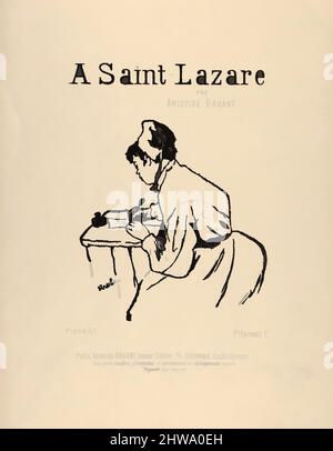 Art inspiré par les dessins et estampes, imprimé, Saint-Lazare par Aristide brut, artiste, Henri de Toulouse-Lautrec, français, Albi 1864–1901, Œuvres classiques modernisées par Artotop avec une touche de modernité. Formes, couleur et valeur, impact visuel accrocheur sur l'art émotions par la liberté d'œuvres d'art d'une manière contemporaine. Un message intemporel qui cherche une nouvelle direction créative. Artistes qui se tournent vers le support numérique et créent le NFT Artotop Banque D'Images