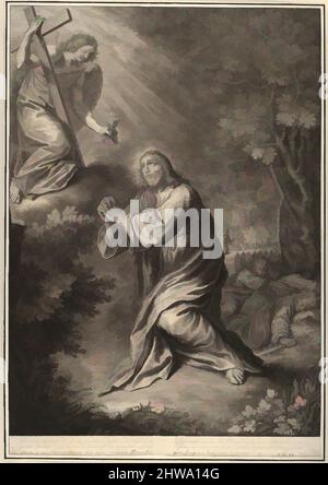 Art inspiré par dessins et estampes, Imprimer, Christ dans le jardin, de la passion du Christ, planche 7, Grégoire Huret, oeuvres classiques modernisées par Artotop avec une touche de modernité. Formes, couleur et valeur, impact visuel accrocheur sur l'art émotions par la liberté d'œuvres d'art d'une manière contemporaine. Un message intemporel qui cherche une nouvelle direction créative. Artistes qui se tournent vers le support numérique et créent le NFT Artotop Banque D'Images