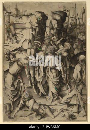 Art inspiré par les dessins et les estampes, l'impression, la trahison et la capture du Christ, artiste, Israël van Meckenem, allemand, Meckenem ca. 1440/45–1503, œuvres classiques modernisées par Artotop avec une touche de modernité. Formes, couleur et valeur, impact visuel accrocheur sur l'art émotions par la liberté d'œuvres d'art d'une manière contemporaine. Un message intemporel qui cherche une nouvelle direction créative. Artistes qui se tournent vers le support numérique et créent le NFT Artotop Banque D'Images