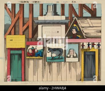 Art inspiré par la scène 8, de Jack et le tueur géant, scènes for a Toy Theatre, 1870–90, œuvres classiques modernisées par Artotop avec une touche de modernité. Formes, couleur et valeur, impact visuel accrocheur sur l'art émotions par la liberté d'œuvres d'art d'une manière contemporaine. Un message intemporel qui cherche une nouvelle direction créative. Artistes qui se tournent vers le support numérique et créent le NFT Artotop Banque D'Images