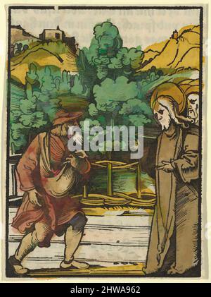 Art inspiré par les dessins et les estampes, l'impression, la parabole et la sower, de Das Plenarium, artiste, éditeur, Hans Schäufelein, Adam Petri, Classic œuvres modernisées par Artotop avec une touche de modernité. Formes, couleur et valeur, impact visuel accrocheur sur l'art émotions par la liberté d'œuvres d'art d'une manière contemporaine. Un message intemporel qui cherche une nouvelle direction créative. Artistes qui se tournent vers le support numérique et créent le NFT Artotop Banque D'Images