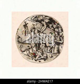 Art inspiré de dessins et estampes, Print, Christ in Limbo, une composition circulaire, artiste, Anonyme, Italien, 16th siècle, Anonyme, oeuvres classiques modernisées par Artotop avec un peu de modernité. Formes, couleur et valeur, impact visuel accrocheur sur l'art émotions par la liberté d'œuvres d'art d'une manière contemporaine. Un message intemporel qui cherche une nouvelle direction créative. Artistes qui se tournent vers le support numérique et créent le NFT Artotop Banque D'Images