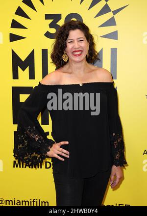 Miami, États-Unis d'Amérique. 04th mars 2022. MIAMI, FL-MARS 4: Sandra Alvarez pose pendant le début du Festival du film de Miami le 4 mars 2022 à Miami, Floride. (Photo par Alberto E. Tamargo/Sipa USA) crédit: SIPA USA/Alay Live News Banque D'Images