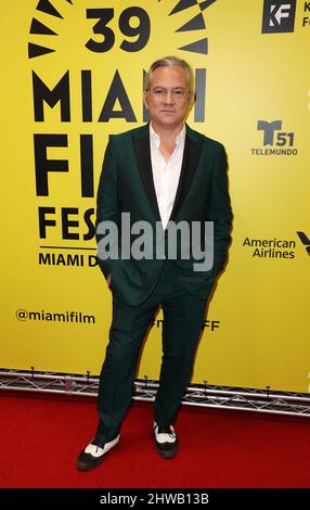 Miami, États-Unis d'Amérique. 04th mars 2022. MIAMI, FL-MARS 4: Hugo Pérez pose au début du Festival du film de Miami le 4 mars 2022 à Miami, Floride (photo par Alberto E. Tamargo/Sipa USA) crédit: SIPA USA/Alay Live News Banque D'Images