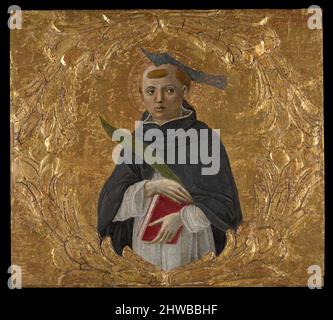 Saint Peter Martyr. Artiste: Benvenuto di Giovanni, Italien, 1436–ca. 1518 Banque D'Images