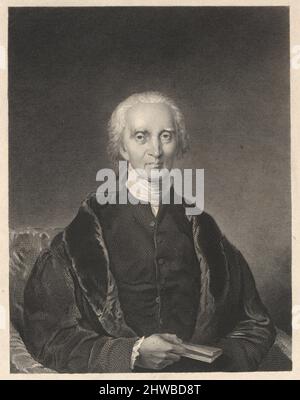 Portrait de Charles Carroll (1737-1832). Artiste: James B. Longacre, américain, 1794–1869After: Chester Harding, américain, 1792–1866 Banque D'Images