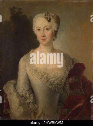 Portrait d'une femme. Artiste: Anton Raphael Mengs, allemand, 1728–1779 Banque D'Images