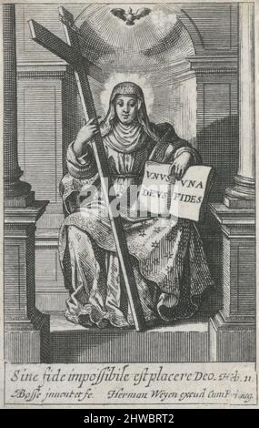 Ecclesia. Artiste : Abraham Bosse, français, 1602–1676 Banque D'Images