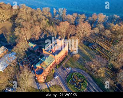 château de Jan 3 Sobieski à Rzucewo Banque D'Images