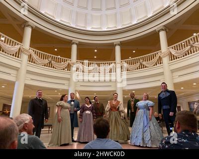 Orlando, FL USA- 2 octobre 2019: The Voices of Liberty at the American Adventure in the World Showcase à EPCOT dans Walt Disney World à Orlando, Flor Banque D'Images