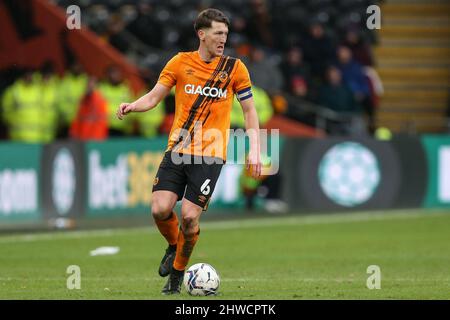 Richard Smallwood #6 de Hull City en action pendant le match Banque D'Images