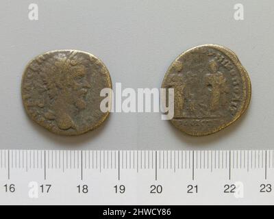 4 Assaria de Septimius Severus, empereur de Rome de Nicopolis. Souverain: Septimius Severus, empereur de Rome, A.D. 146–211, règle 193–211 monnaie: Nicopolis ad Istrum Banque D'Images