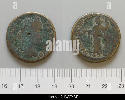 4 Assaria de Geta Lucius Septimius, empereur de Rome de Nicopolis. Régal : geta Lucius Septimius, empereur de Rome, A.D. 189–211 monnaie : Nicopolis ad Istrum Banque D'Images