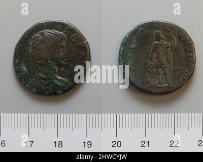 4 Assaria de Marcianopolis. Honorand: Geta Lucius Septimius, empereur de Rome, A.D. 189–211 monnaie: MarcianolisMagistrate: L. Aurelius Gallus artiste: Inconnu Banque D'Images