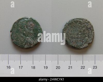 Pièce de Septimius Severus, empereur de Rome de Nicopolis. Souverain: Septimius Severus, empereur de Rome, A.D. 146–211, règle 193–211 monnaie: Nicopolis ad Istrum Banque D'Images