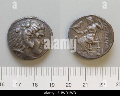 Tetradrachm de tire. Menthe: Pneu artiste: Inconnu Honorand: Alexandre le Grand, roi de Macédoine, 356–323 av. J.-C., a statué 336–23 av. J.-C. Banque D'Images