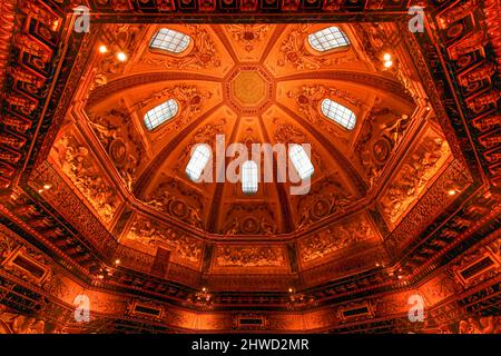 Vienne, Autriche - 17 juillet 2021 : le café à l'intérieur du Kunsthorisches Museum Wien ou Museum of Art History. Banque D'Images