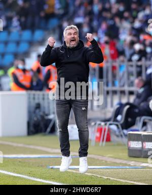 Bochum, Allemagne. 05th mars 2022. Firo : 05.03.2022, Fuvuball, 1.Bundesliga, saison 2021/2022, VfL Bochum - SpVgg Greuther Fvºrth 2:1 jubilation, jubilation finale entraîneur Thomas REIS, Bochum crédit: dpa/Alay Live News Banque D'Images