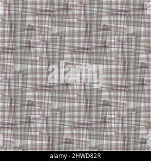 Effet d'aquarelle vectoriel en toile de fond sans couture. Toile de fond monochrome à texture fibre de Hessian. Motif toile tissée. Moderne Illustration de Vecteur