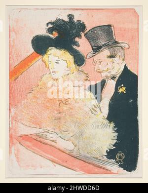 Concert au (au concert). Artiste : Henri de Toulouse-Lautrec, français, 1864–1901 Banque D'Images