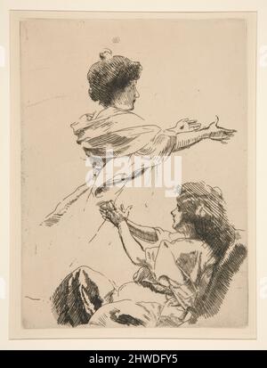 L’Accueil (Bienvenue). Artiste : Albert Besnard, français, 1849–1934 Banque D'Images