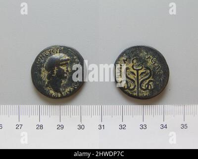 Coin de Polemon I d'Olba. Règle: Polemon i Mint: OLBA artiste: Inconnu Honorand: Nero, Empereur de Rome, Roman, A.D. 37–68, dirigé A.D. 54–68 Banque D'Images