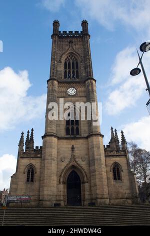 Église St Luke - l'église bombardée - une ancienne église paroissiale anglicane à Liverpool, Angleterre, Royaume-Uni Banque D'Images