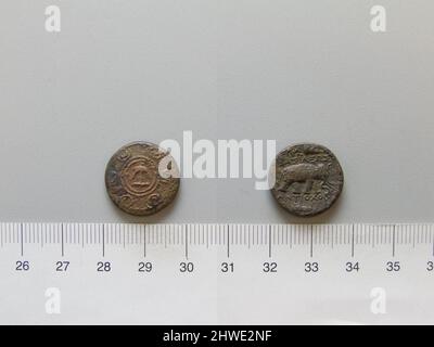 Pièce de monnaie d'Antiochus I Soter, Séléucid Roi de Unknown . Règle: Antiochus I Soter, Roi Séleucide, ca. 324–261 C.-B., a statué 281–261 artiste : inconnu Banque D'Images