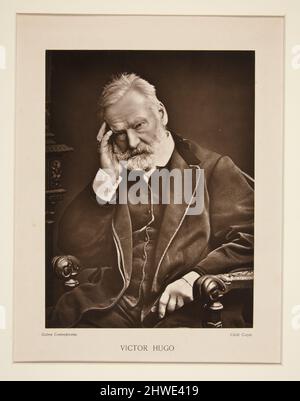 Victor Hugo, de la Galerie contemporaine. Artiste: Etienne Carjat, Français 1828-1906 sujet: Victor Hugo, Français, 1802–1885 Banque D'Images