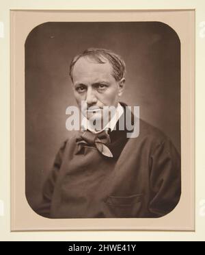 Charles Baudelaire. Artiste: Etienne Carjat, Français 1828-1906 sujet: Charles Baudelaire, Français, 1821–1867 Banque D'Images