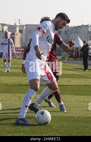 Cittadella (PD), Italia, 05 Marzo 2022, stadio Pier Cesare Tombolato, 28Â° giornata Campionato Serie BKT 2021/2022, incontro tra le escadron dell'AS Cittadella e dell'AC Monza, nella foto: 10 Mattia Valoti Banque D'Images