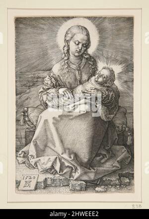 La Vierge avec l'enfant envahgé. Artiste: Albrecht Dürer, allemand, 1471–1528 Banque D'Images