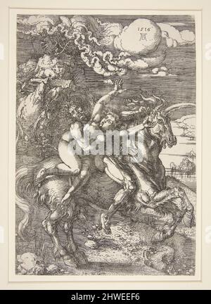 L'enlèvement de Proserpine sur une licorne. Artiste: Albrecht Dürer, allemand, 1471–1528 Banque D'Images