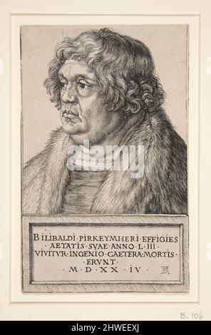 Willibald Pirckheimer. Artiste: Albrecht Dürer, allemand, 1471–1528 Banque D'Images