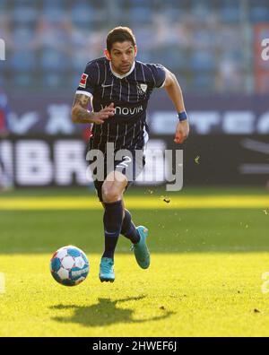 Bochum, Allemagne. 05th Mar 2022. Firo : 05.03.2022, Fuvuball, 1st Bundesliga, saison 2021/2022, VfL Bochum - SpVgg Greuther Fvºrth 2: 1 Cristian GAMBOA, Bochum, single action Credit: dpa/Alay Live News Banque D'Images