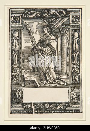 Saint Stephen. Artiste: Hans Springinklee, allemand, ca. 1495–après 1522 Banque D'Images