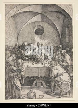 Dernier dîner, de la grande passion. Artiste: Albrecht Dürer, allemand, 1471–1528 Banque D'Images