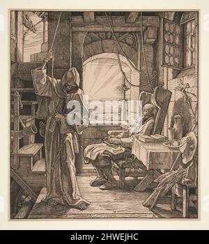 Der Tod als Freund (mort comme ami). Artiste : Alfred Rethel, allemand, 1816–1859 Banque D'Images