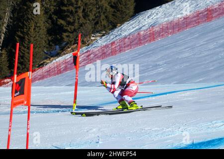 Lenzerheide - Canton de Grigioni, Lenzerheide, Italie, 05 mars 2022, Ramona Siebenhofer (AUT) pendant la coupe du monde de ski 2022 FIS - femmes Super G - course de ski alpin Banque D'Images