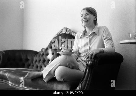 Actrice Glenda Jackson, le 11th août 1970. Banque D'Images