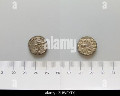 1 drachmes d'Artabanus V de Parthia. Chef: Artabanus IV de Parthia, règle 213–224 monnaie: Parthia artiste: Inconnu Banque D'Images