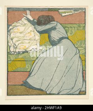 Polster (oreiller). Artiste: Max Kurzweil, autrichien, 1867–1916 Banque D'Images