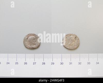 Denarius de Maximinus I, empereur de Rome de Rome. Chef: Maximinus I, empereur de Rome, ca. A.D. 173–238, réglée 235–38 monnaie: Rome artiste: Inconnu Banque D'Images