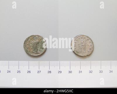 Antoninianus de Gallienus, empereur de Rome. Souverain : Gallienus, empereur de Rome, ca. A.D. 218–268, réglée 253–68 Banque D'Images