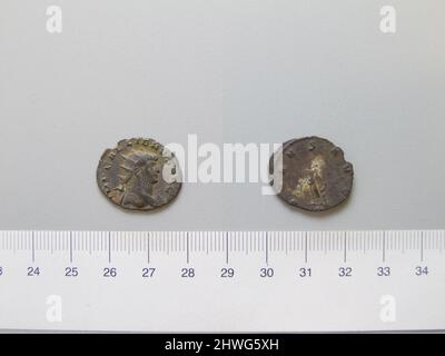 Antoninianus de Gallienus, empereur de Rome. Souverain : Gallienus, empereur de Rome, ca. A.D. 218–268, réglée 253–68 Banque D'Images